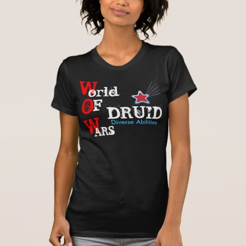 Mage Ladies Destroyed T_Shirt