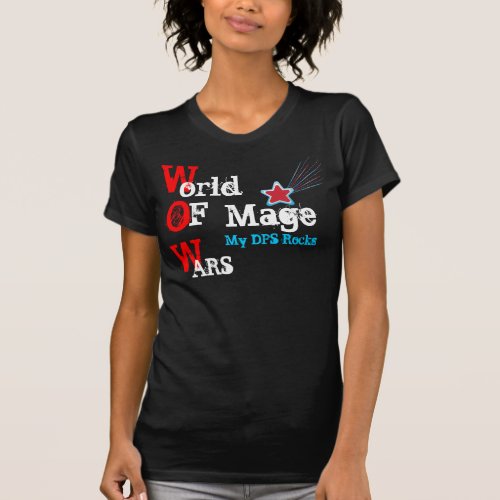 Mage Ladies Destroyed T_Shirt