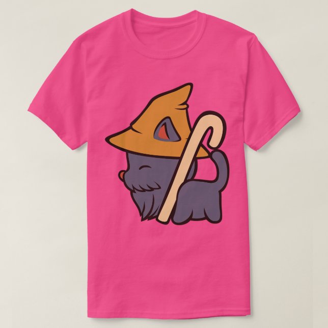 Mage Wizard Cat Witch by Tobe Fonseca T-Shirt (Design Front)