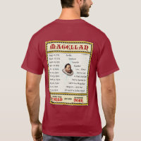 Magellan 1519 Round World Tour (Men's Dark) T-Shirt