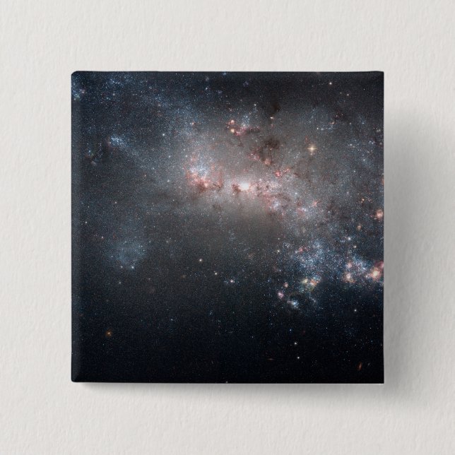 Magellanic dwarf irregular galaxy NGC 4449 Button (Front)