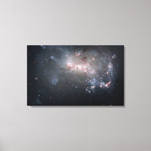 Magellanic dwarf irregular galaxy NGC 4449 Canvas Print