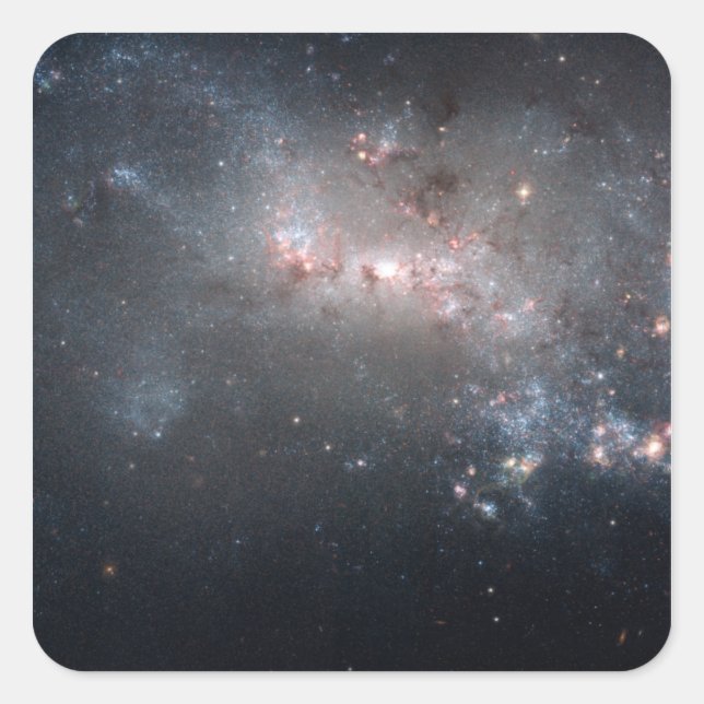 Magellanic dwarf irregular galaxy NGC 4449 Square Sticker (Front)