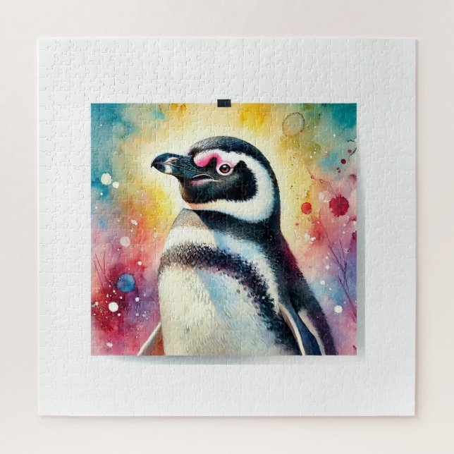 Magellanic Penguin 190724AREF124 - Watercolor Jigsaw Puzzle (Vertical)