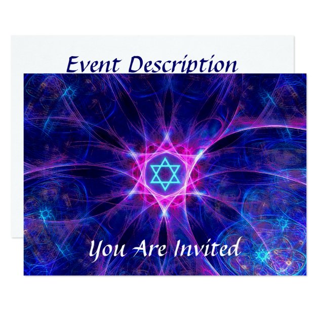 Magen Bet Bar/Bat Mitzvah Invitation