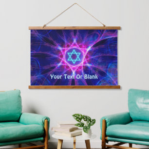 Magen Bet Fractal Hanging Tapestry