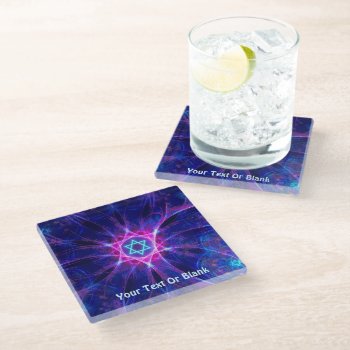Magen Bet Glass Coaster by emunahdesigns at Zazzle