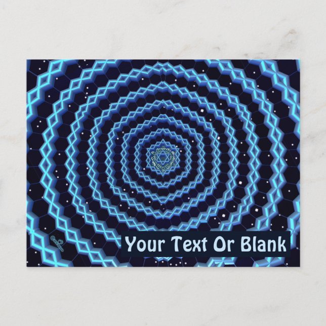 Magen David And Diamonds Postcard (Front)