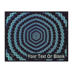 Magen David And Diamonds Wood Wall Art