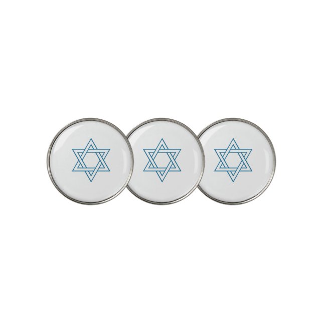 Magen David Golf Ball Marker (3 Up)