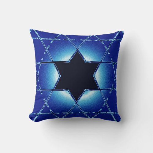 Magen Gimel Throw Pillow