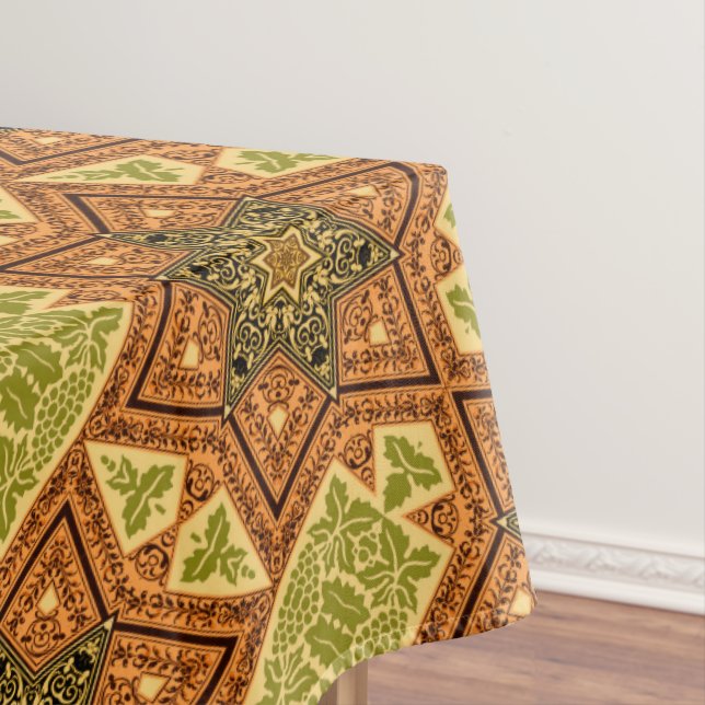 Magen Madhi Saffron Tablecloth (In Situ)