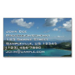 Magens Bay, St. Thomas Beautiful Island Scene Business Card Magnet