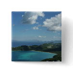 Magens Bay, St. Thomas Beautiful Island Scene Button