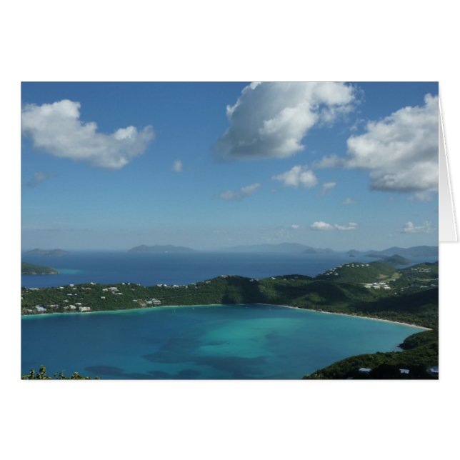 Magens Bay, St. Thomas Beautiful Island Scene Cards (Front Horizontal)