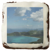 Magens Bay, St. Thomas Beautiful Island Scene Chocolate Brownie (Front)