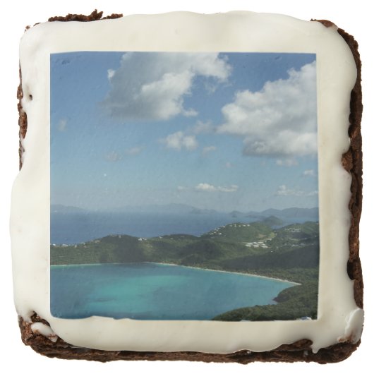 Magens Bay, St. Thomas Beautiful Island Scene Chocolate Brownie (Front)
