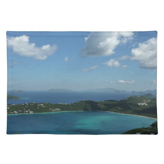 Magens Bay, St. Thomas Beautiful Island Scene Cloth Placemat (Front)
