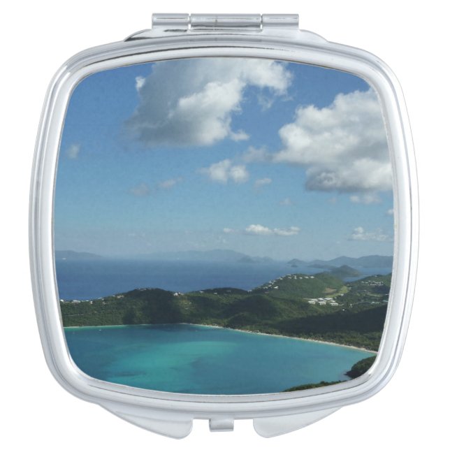Magens Bay, St. Thomas Beautiful Island Scene Compact Mirror (Front)