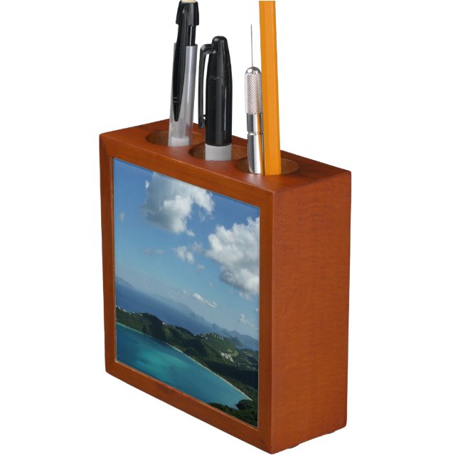 Magens Bay, St. Thomas Beautiful Island Scene Desk Organizer (In Situ)