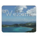 Magens Bay, St. Thomas Beautiful Island Scene Door Sign