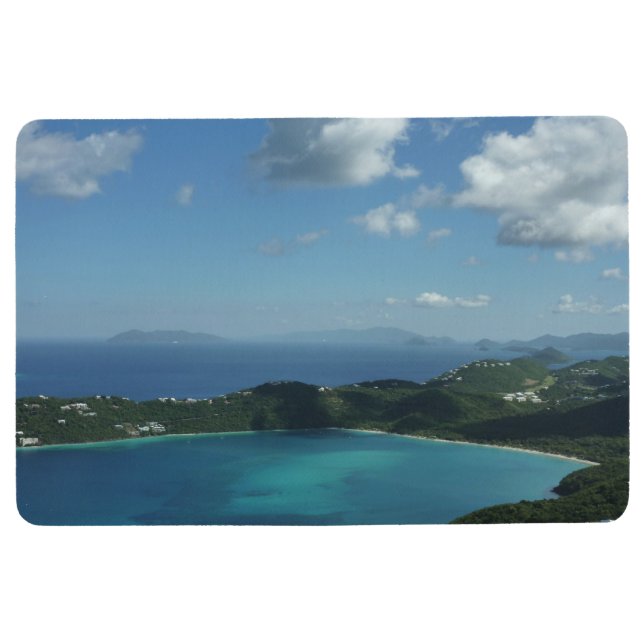 Magens Bay, St. Thomas Beautiful Island Scene Floor Mat (Front)