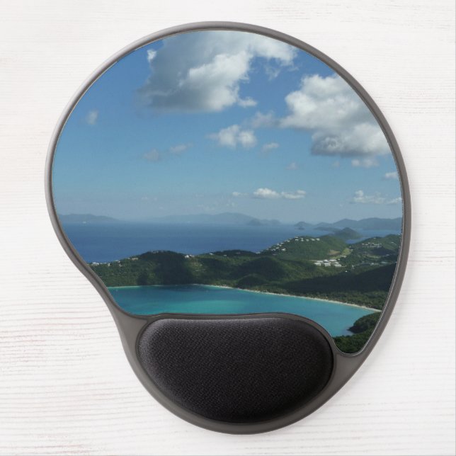 Magens Bay, St. Thomas Beautiful Island Scene Gel Mouse Pad (Front)