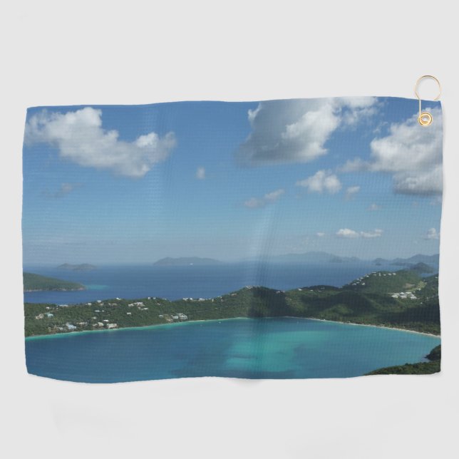 Magens Bay, St. Thomas Beautiful Island Scene Golf Towel (Horizontal)