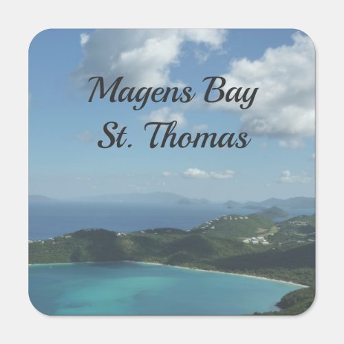 Magens Bay St Thomas Beautiful Island Scene Hand Sanitizer Packet