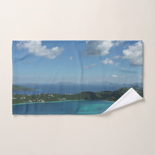 Magens Bay, St. Thomas Beautiful Island Scene Hand Towel (Hand Towel)