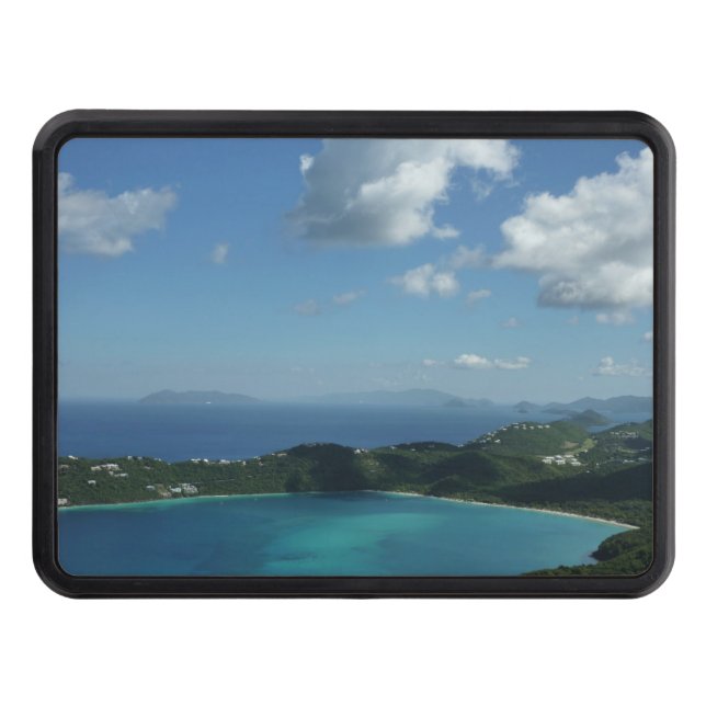 Magens Bay, St. Thomas Beautiful Island Scene Hitch Cover (Front)