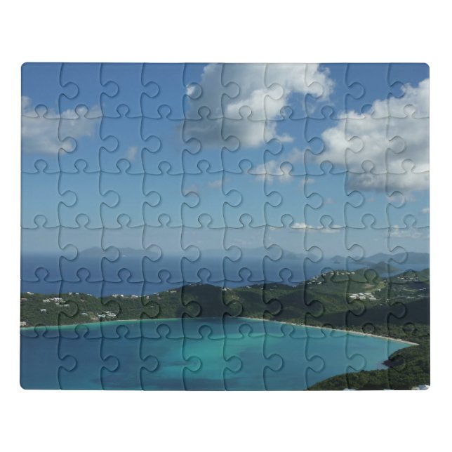 Magens Bay, St. Thomas Beautiful Island Scene Jigsaw Puzzle (Puzzle Horizontal)