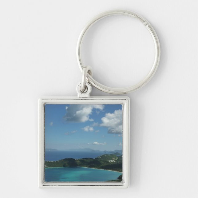 Magens Bay, St. Thomas Beautiful Island Scene Keychain (Front)