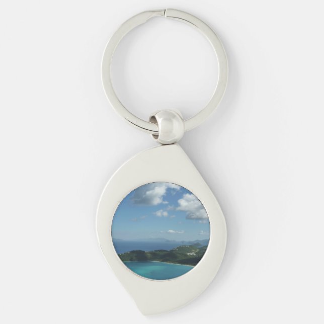Magens Bay, St. Thomas Beautiful Island Scene Keychain (Front)