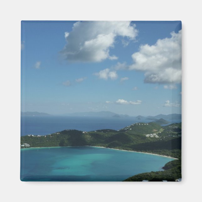 Magens Bay, St. Thomas Beautiful Island Scene Magnet (Front)
