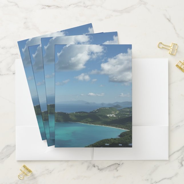 Magens Bay, St. Thomas Beautiful Island Scene Pocket Folder (In Situ)