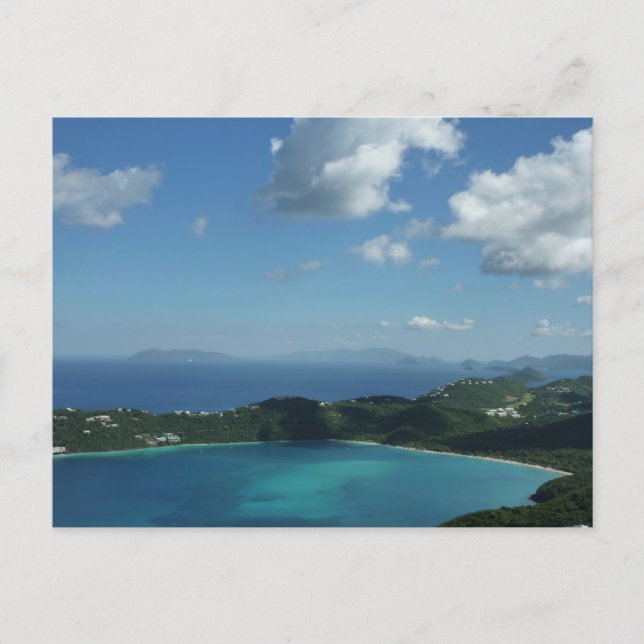 Magens Bay, St. Thomas Beautiful Island Scene Postcard (Front)