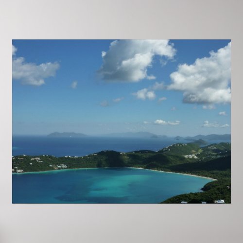 Magens Bay St Thomas Beautiful Island Scene Poster