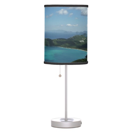 Magens Bay, St. Thomas Beautiful Island Scene Table Lamp (Right)