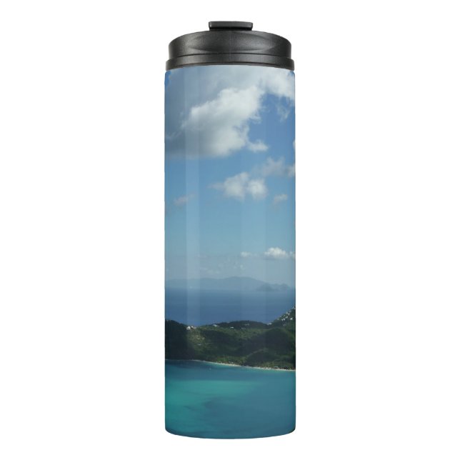 Magens Bay, St. Thomas Beautiful Island Scene Thermal Tumbler (Front)