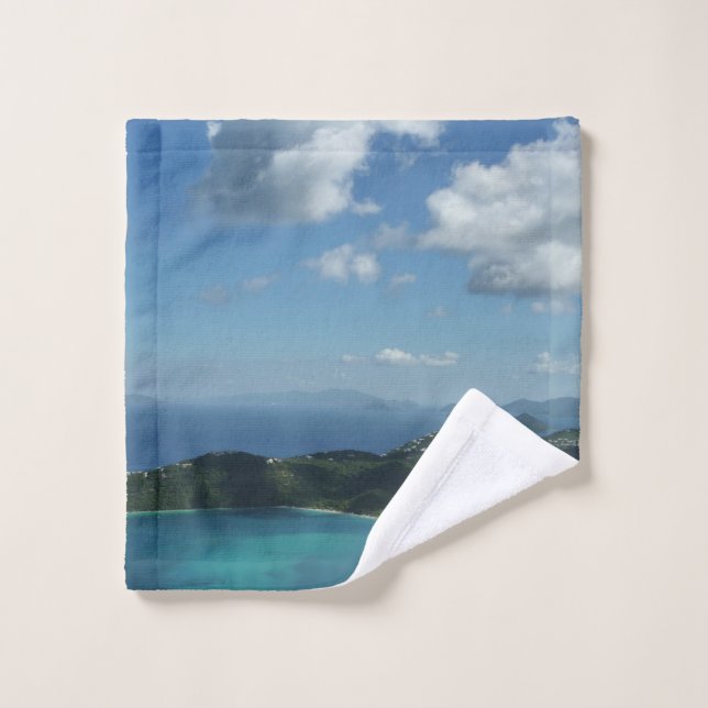 Magens Bay, St. Thomas Beautiful Island Scene Wash Cloth (Wash Cloth)