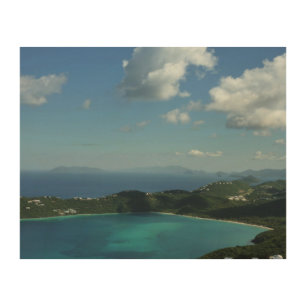 Magens Bay, St. Thomas Beautiful Island Scene Wood Wall Art