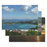Magens Bay, St. Thomas Beautiful Island Scene Wrapping Paper Sheets
