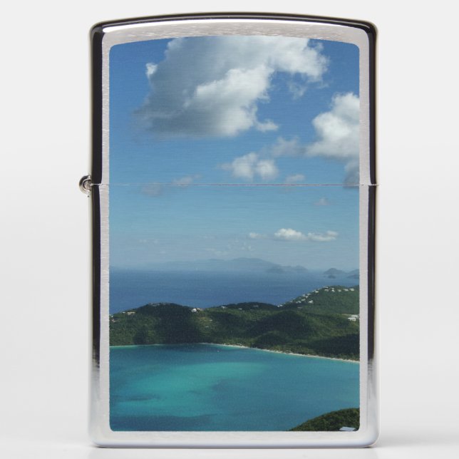 Magens Bay, St. Thomas Beautiful Island Scene Zippo Lighter (Front)