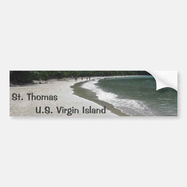 Magen's Bay, St. Thomas Bumper Sticker (Front)