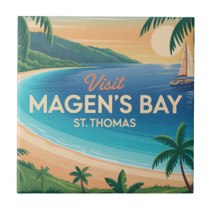 Magen's Bay, St. Thomas Ceramic Tile