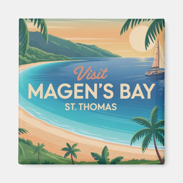 Magen's Bay, St. Thomas Magnet (Front)