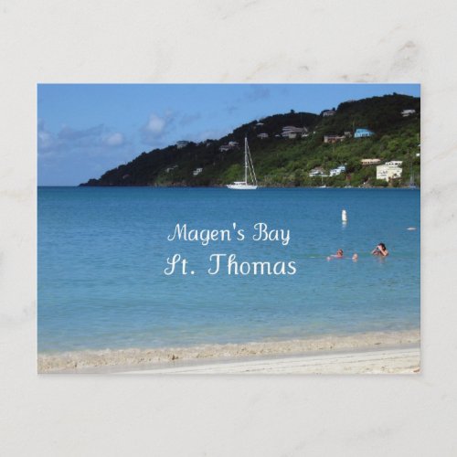 Magens Bay St Thomas Postcard