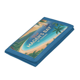Magen's Bay, St. Thomas Tri-fold Wallet