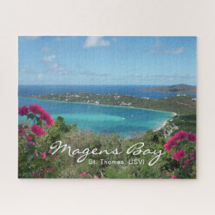 Magens Bay St. Thomas, USVI Tropical Beach Photo Jigsaw Puzzle
